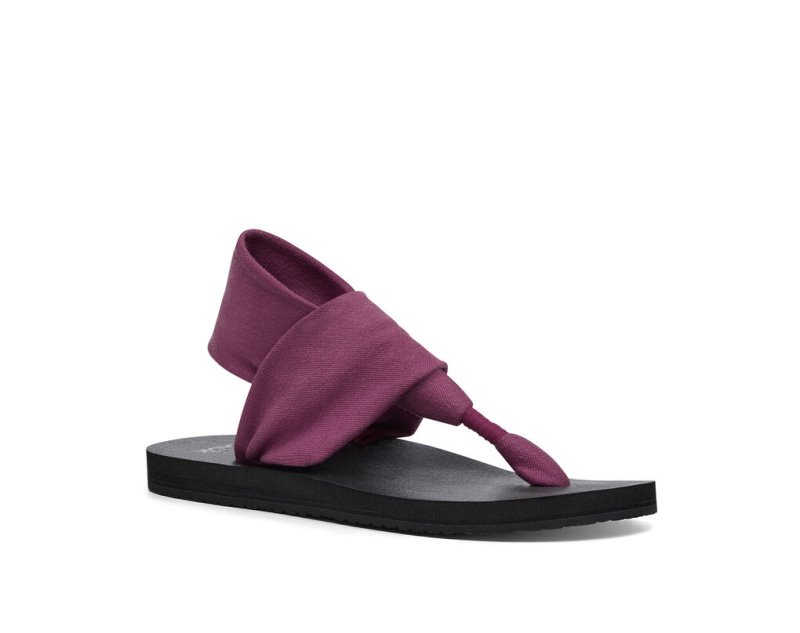 Sanuk Sling ST Vegan - Sanuk Sandals Womens Purple - Philippines WUEIMN720